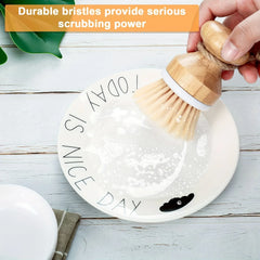 Bamboo Dish Scrub Brush