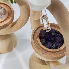 Wooden Jade Stone Essential Oil Diffuser