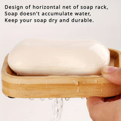 Bamboo Soap Dish with Drainage