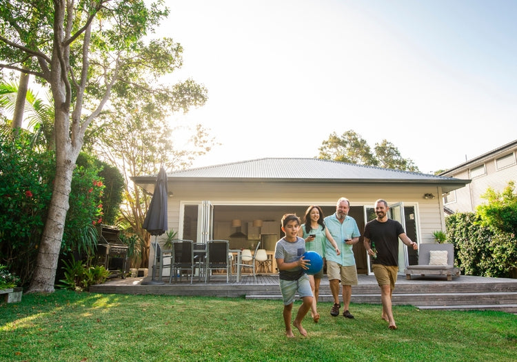 Happy Australian Family