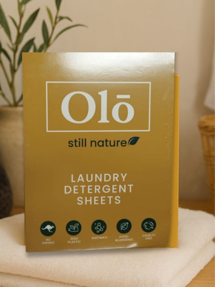 Eco-friendly laundry detergent sheets
