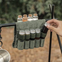 Camping Spice Kit – 9-Piece Portable Spice Bag